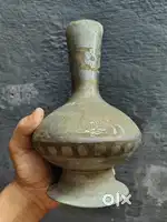Antique bronze flower vase of later 1800's
