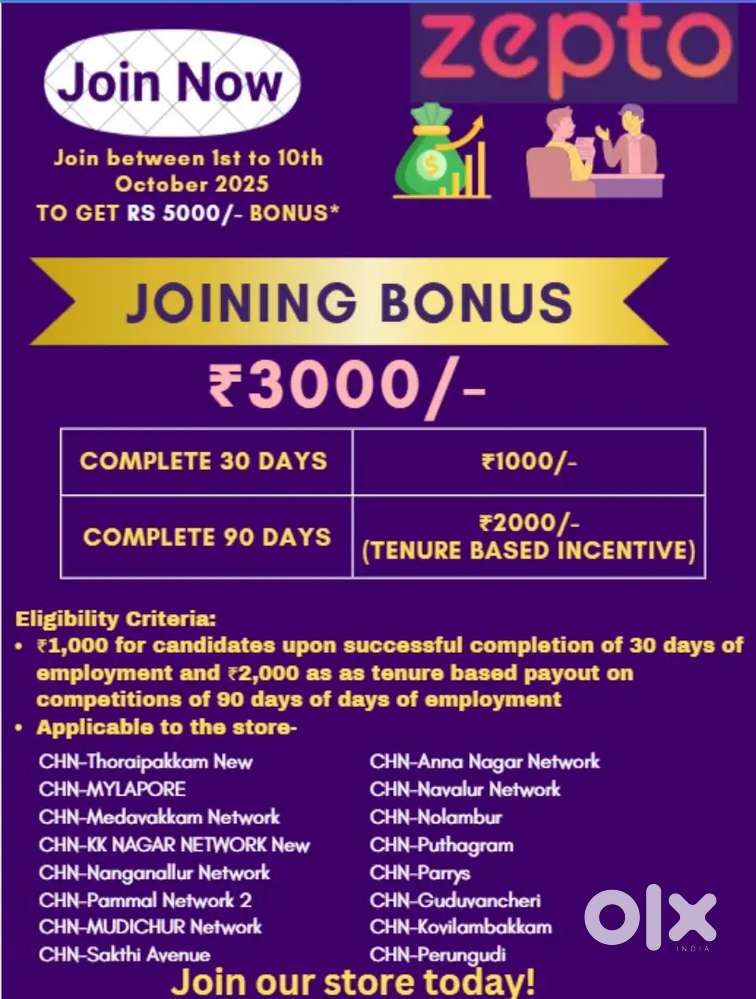 PICKER PACKER JOB@KK NAGAR NETWORK NEW
