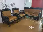Sofa , 2 chair saagwan material