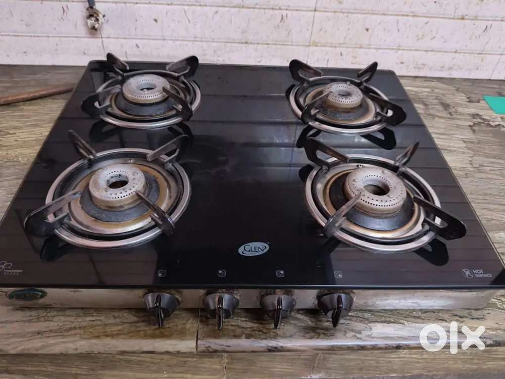Glen 4 burner glass top stove for sale