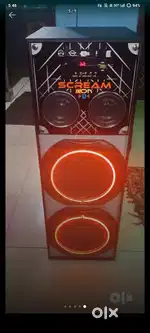 Home theatre 2 base speaker 2 router speaker