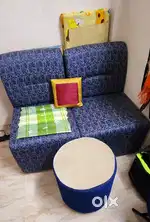Double Wooden sofa