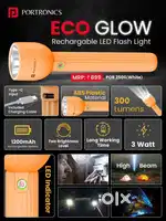 Portronics Rechargeable Led Flash light
