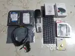 Seagate,WD,HDD, DDR4 RAM, Mouse,lenovo keypad, wifi routor