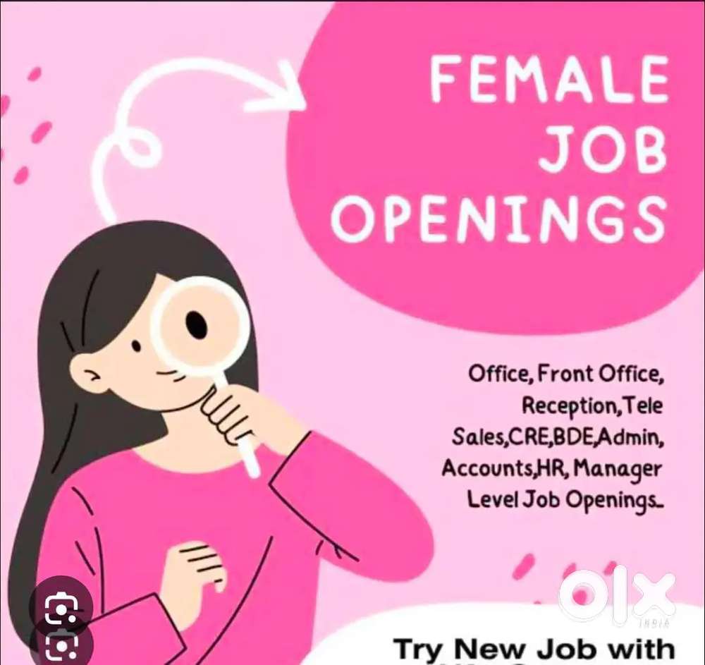 Female job opening Reception work