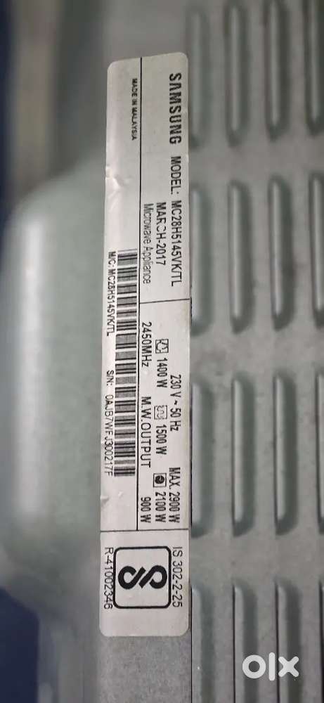 Samsung convection Microwave