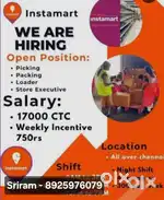 Hiring for swiggy instamart