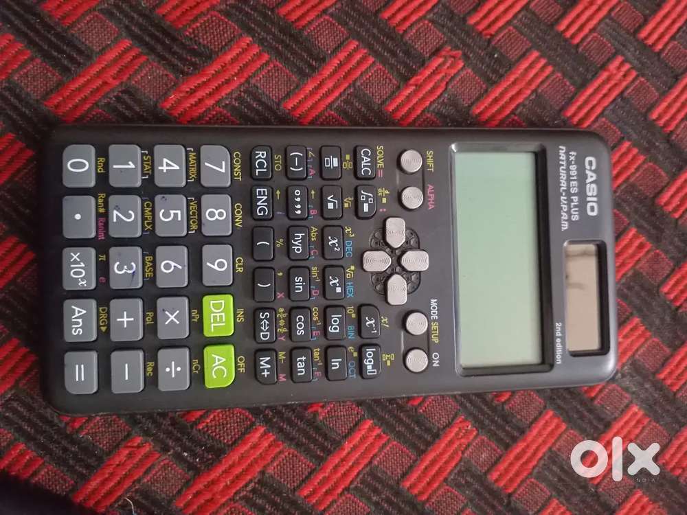 Casio FX-991ES Plus 2nd edition-almost new INR 850 /-(negotiable)