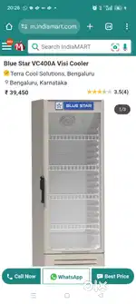 Bluestar fridge brand new