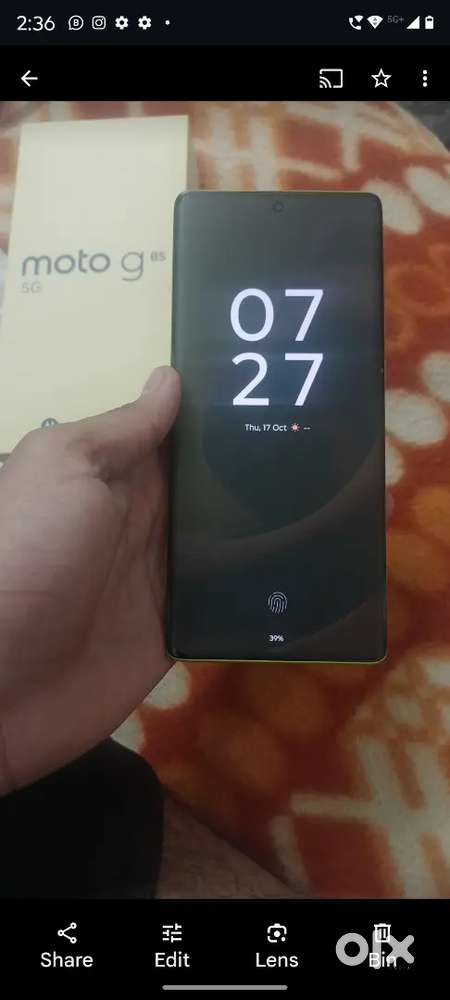 Moto g 85 5g 8/256 gb storage