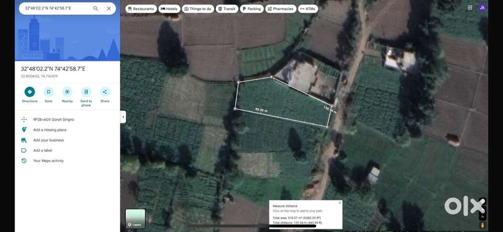 Plot for sale at sui marh jammu