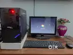 CPU, monitor, keyboard and mouse
