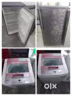 Samsung flower design and lg topload washing machine