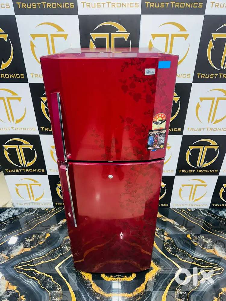 5 star rating 230ltr LG flower double door fridge