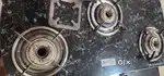 Surya safe 3 birner gas stove with glass top and igniter