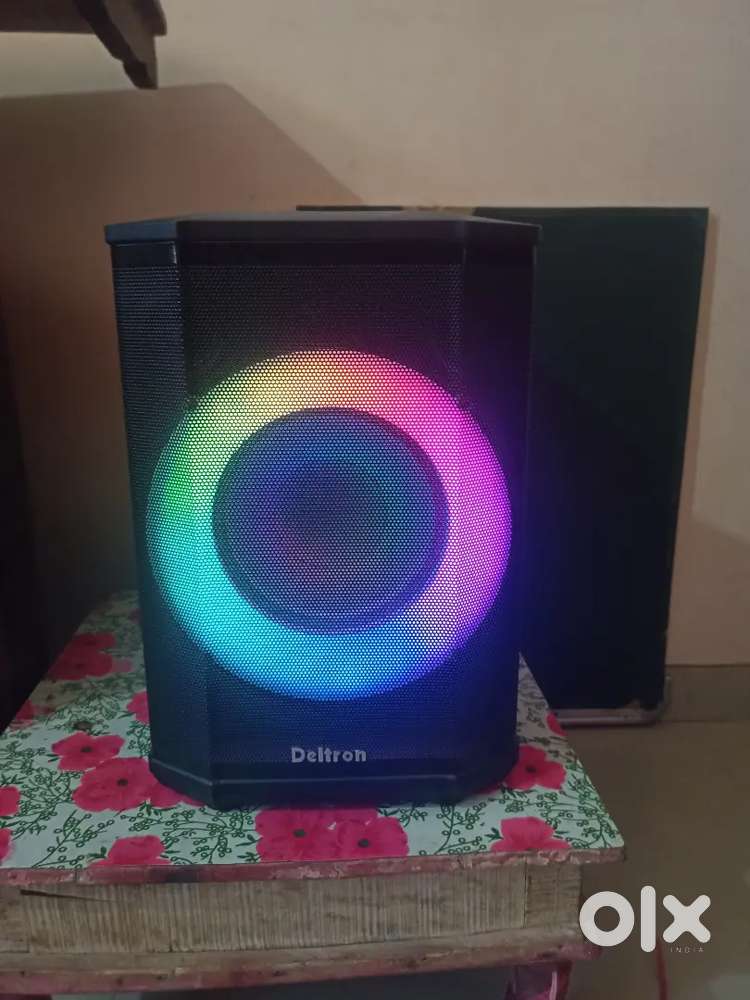 *DELTRON* best Bluetooth speakers+ 2 mic + remote