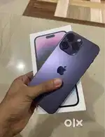 iPhone 14 Pro Max deep purple 256 GB variant 100% condition