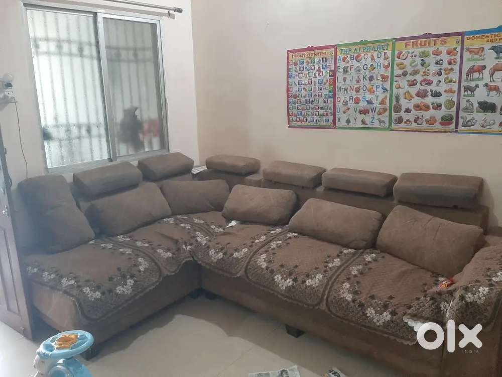 Luxury sofa with tea table