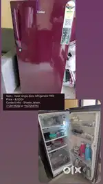 Haier single door refrigerator