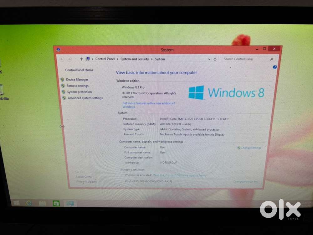 Asus i3 3 generation 4gb ram 500 gb rom