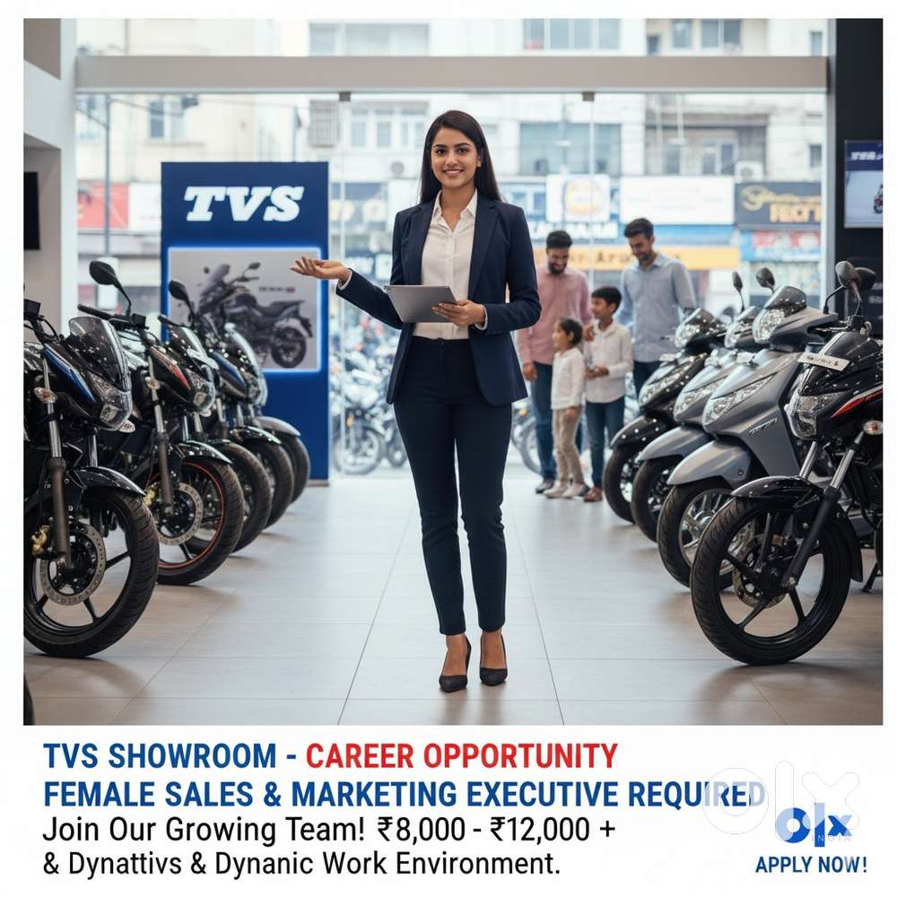 Sales girl for TVS showroom