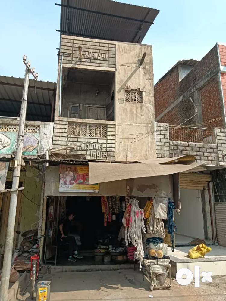 Shop with Residence in Main Market,near High School,Adadra,Kalol,pms