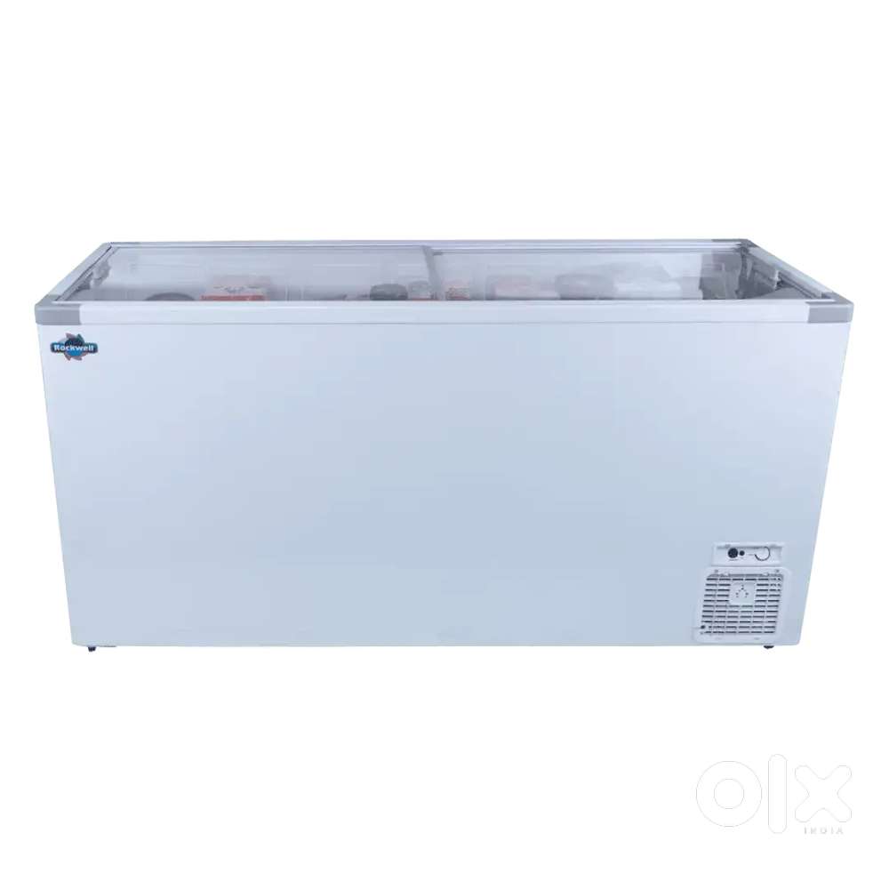 Glass top 550ltrs rockwell deep freezer