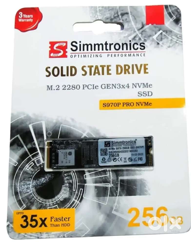 NVME SSD Simmtronics 256GB (Seal Pack)