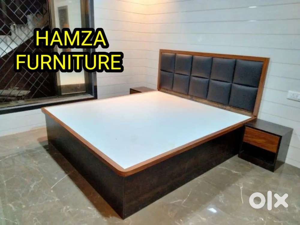 HAMZA FURNITURE New designer stylish look plywood Bed