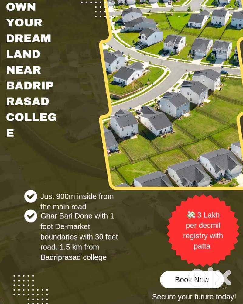 Plotting plot For sale in majhipali just 900 m NH. 3 lakh per decmil