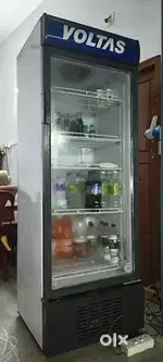 Glass fridge