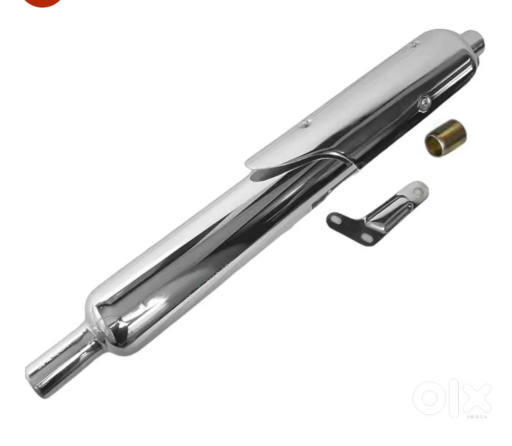 Bullet original stock silencer with Bend pipe and both spoke rim