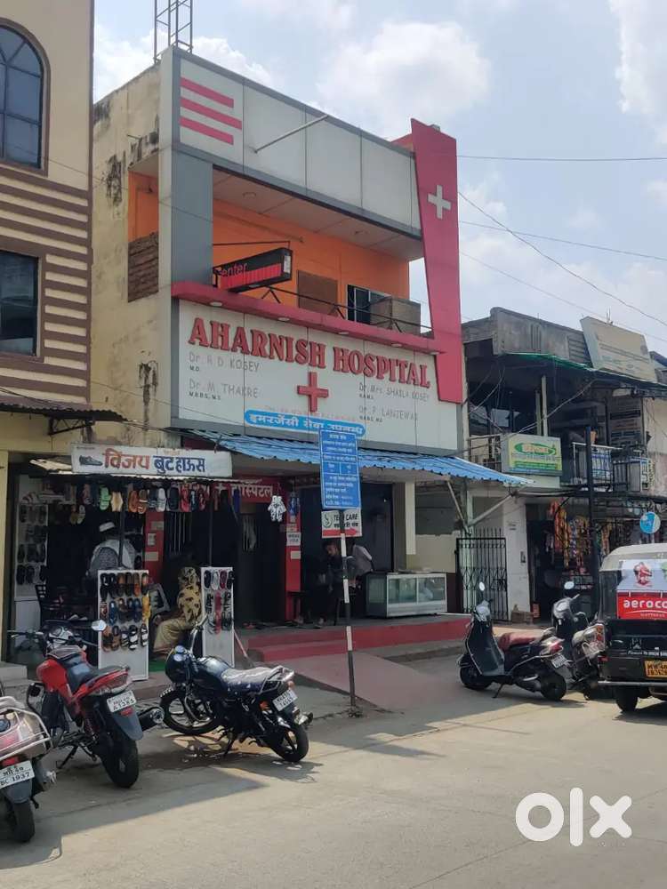 Independent Building on Rent for Bank Office and Hospital Clinic.