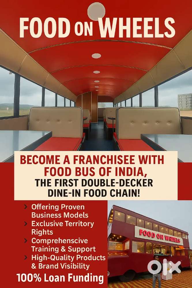 Food cafe kiosk food trailer with open space 24×7 roof top sitting