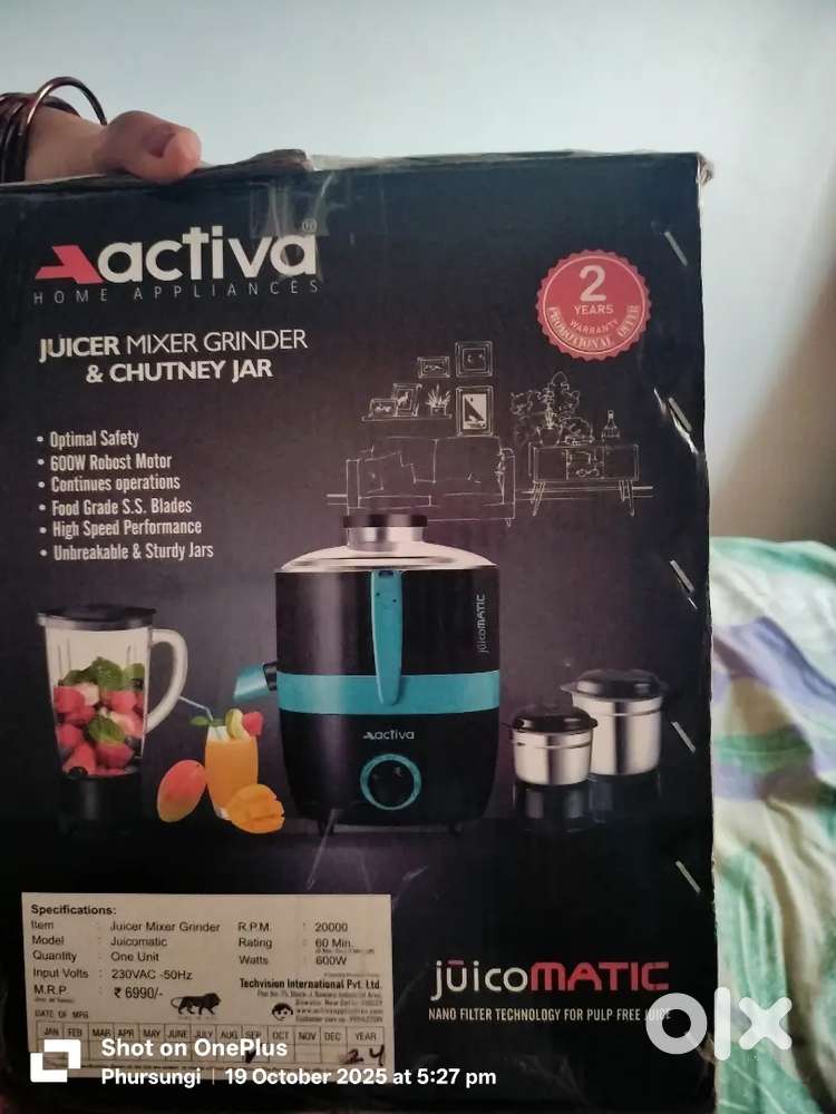 Jucer mixer Grinder and Chuteny jar