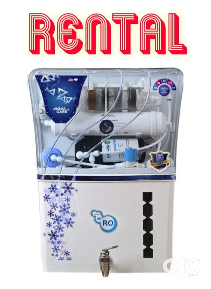 Water purifier available on rent
