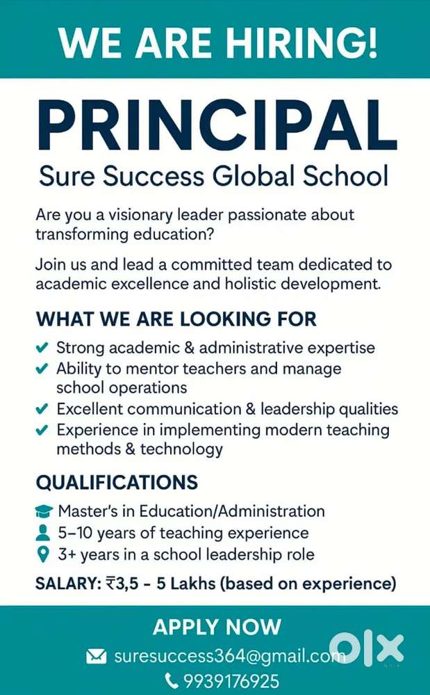 Principal for School