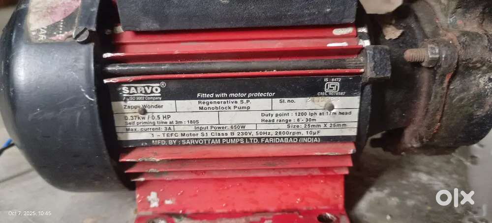 .5 HP tullu pump