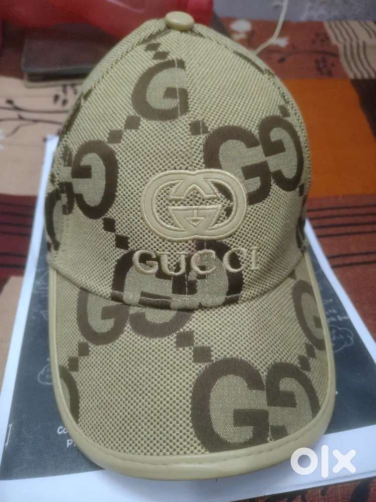 Gucci cap Signed by Mahendra Singh dhoni