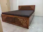 Teakwood ( solid bed ) factory rate