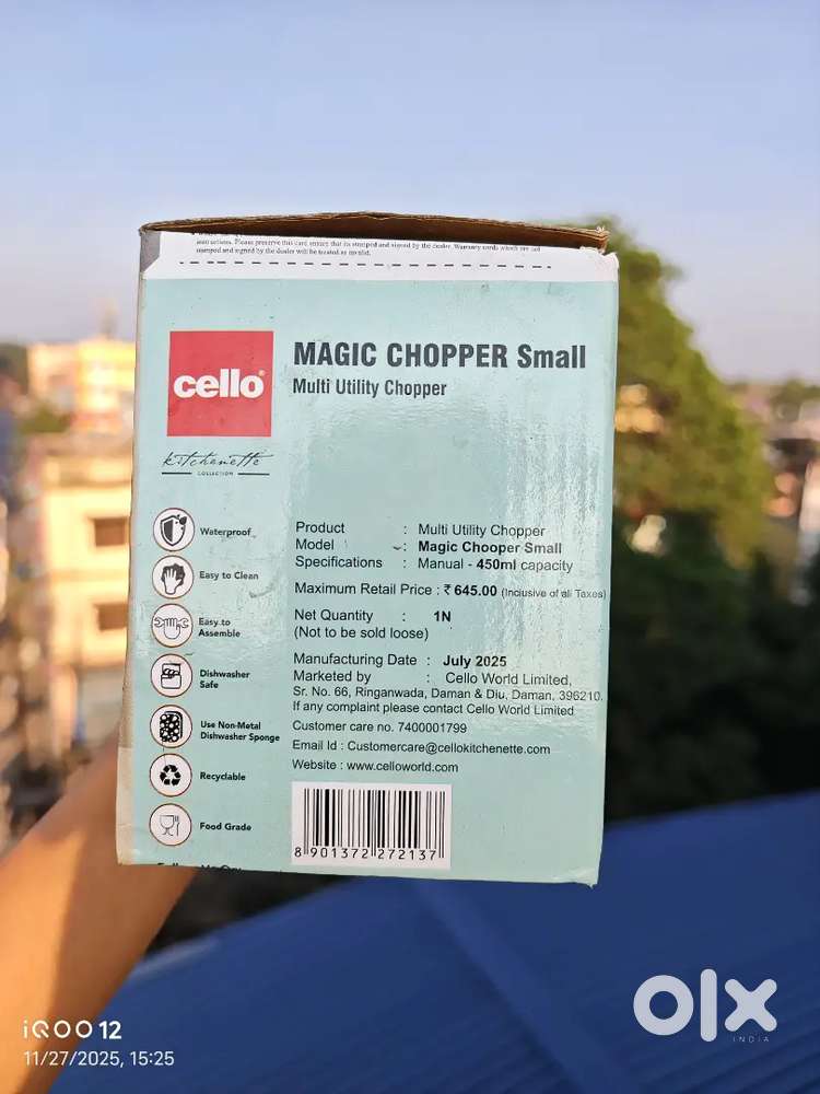 Cello Magic Hand Vegetable Slicer Chopper