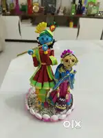 Quilling Radha and Krishna. Hand made