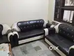 7 seater leatherette sofa