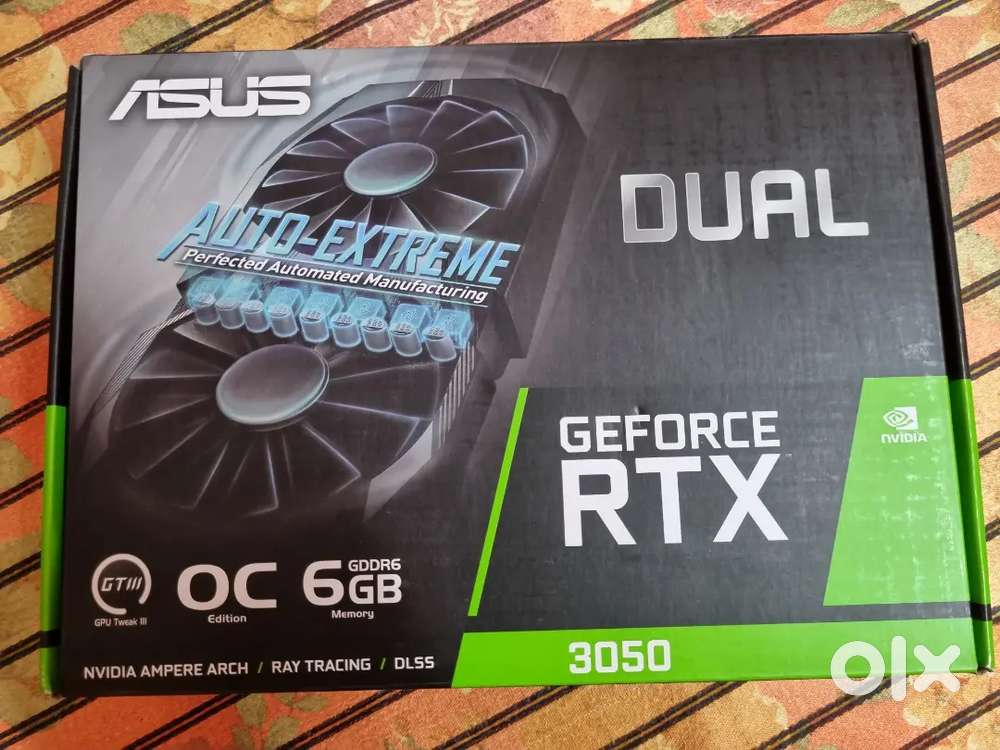 Brand new unused GPU Asus RTX 3050 6 gb