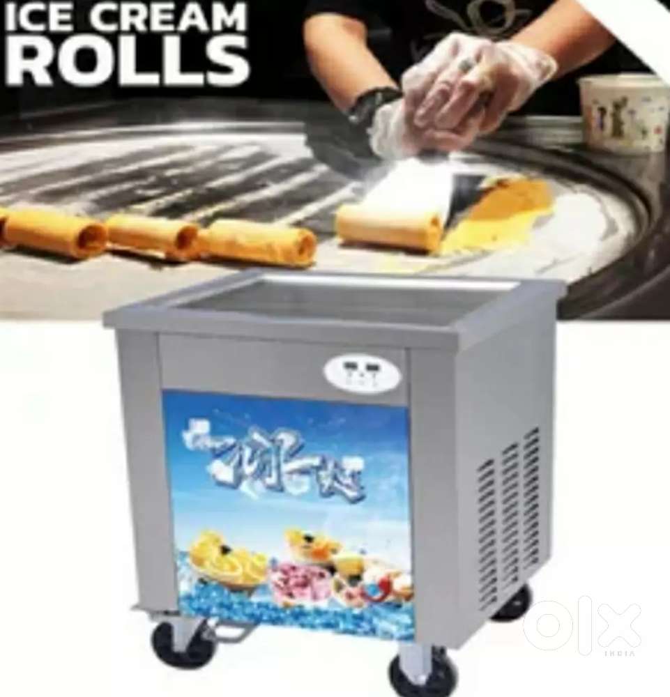 Live Icecream roll machine