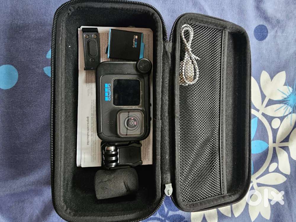 Once used Go pro 11 with accessories and media mod.