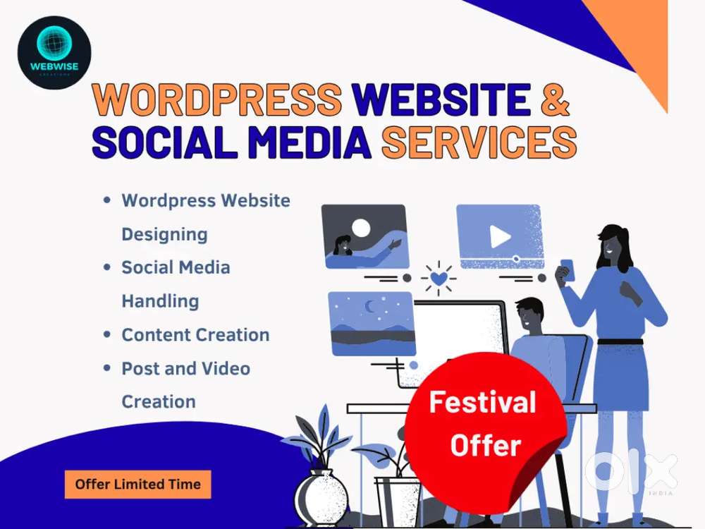 Festive Offer WordPress Website and Social Media Services