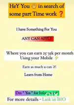 Part time' opportunity