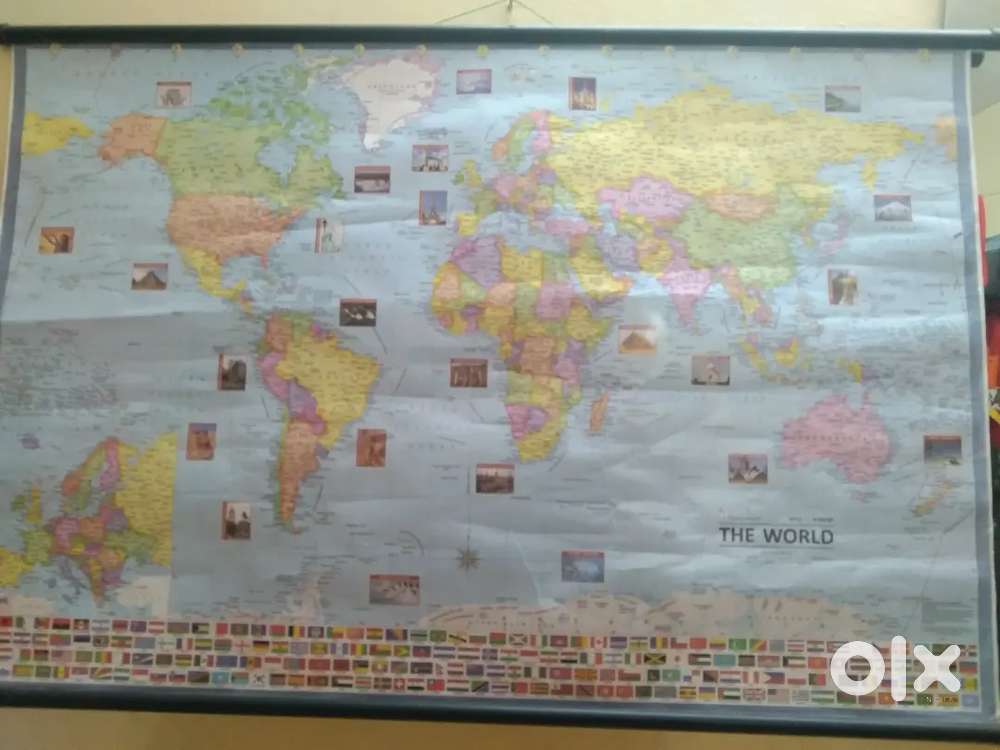 World map .