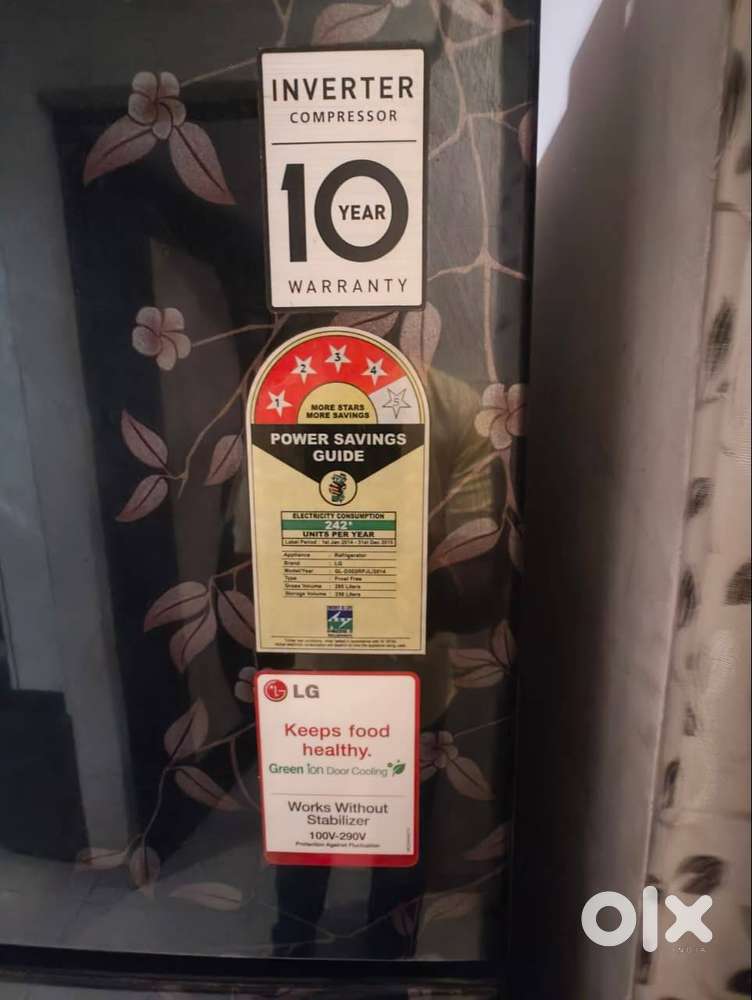 Used LG 284 Litres Smart Inverter Double Door Refrigerator (4-Star) -